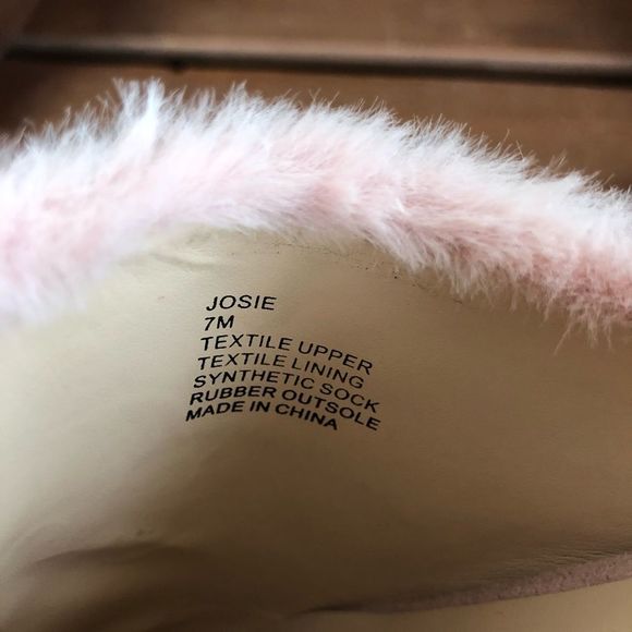 Kate Spade Josie Pink Faux Fur Slippers - Picture 14 of 16